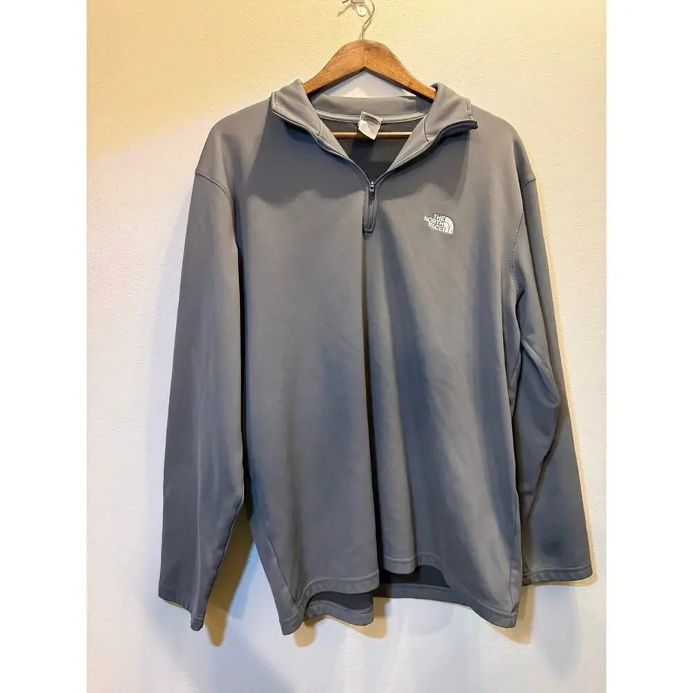 The North Face Men’s XL Gray Quarter Zip Pullover Performance